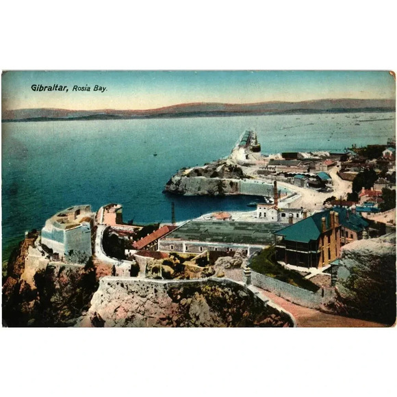 Rosia Bay Gibraltar Postcard - Picture 1 of 2